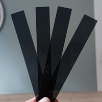 Easy-Sticks Bastelklötzchen Grau, 4 Stück - UV-Beständiges Acryl