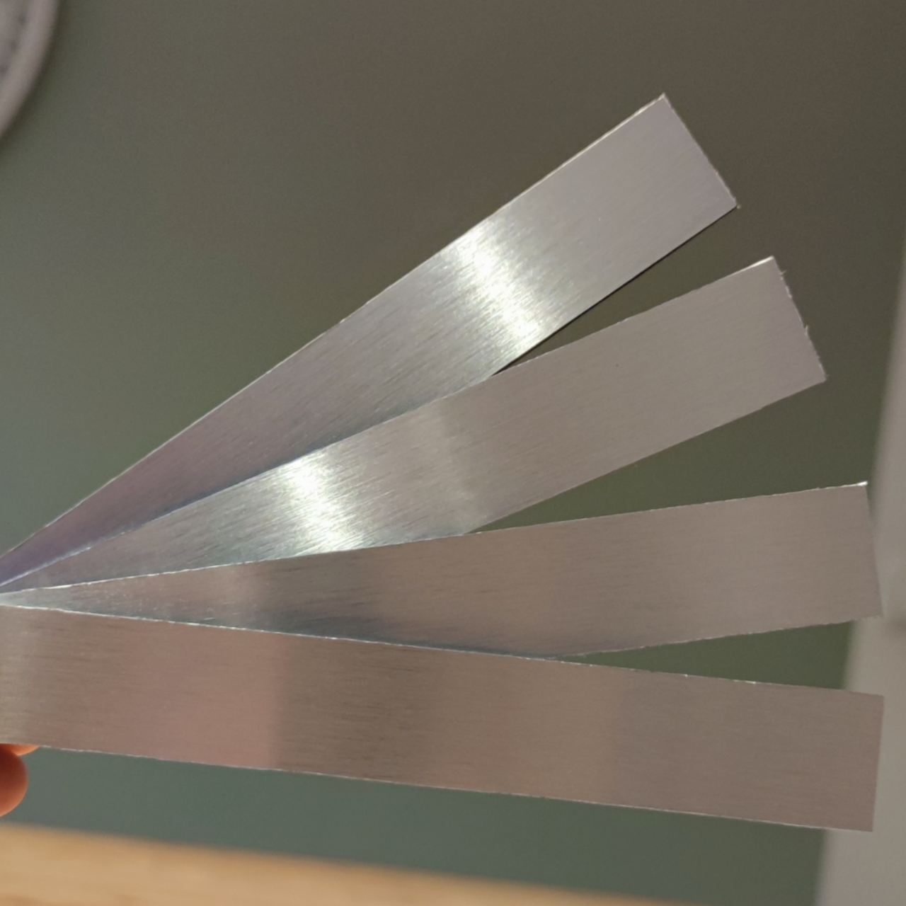 Easy-Sticks silber gebürstet, 4 Stück, UV-beständig, für Innen und Außen Bastelmaterialien