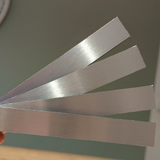 Easy-Sticks silber gebürstet, 4 Stück, UV-beständig, für Innen und Außen Bastelmaterialien