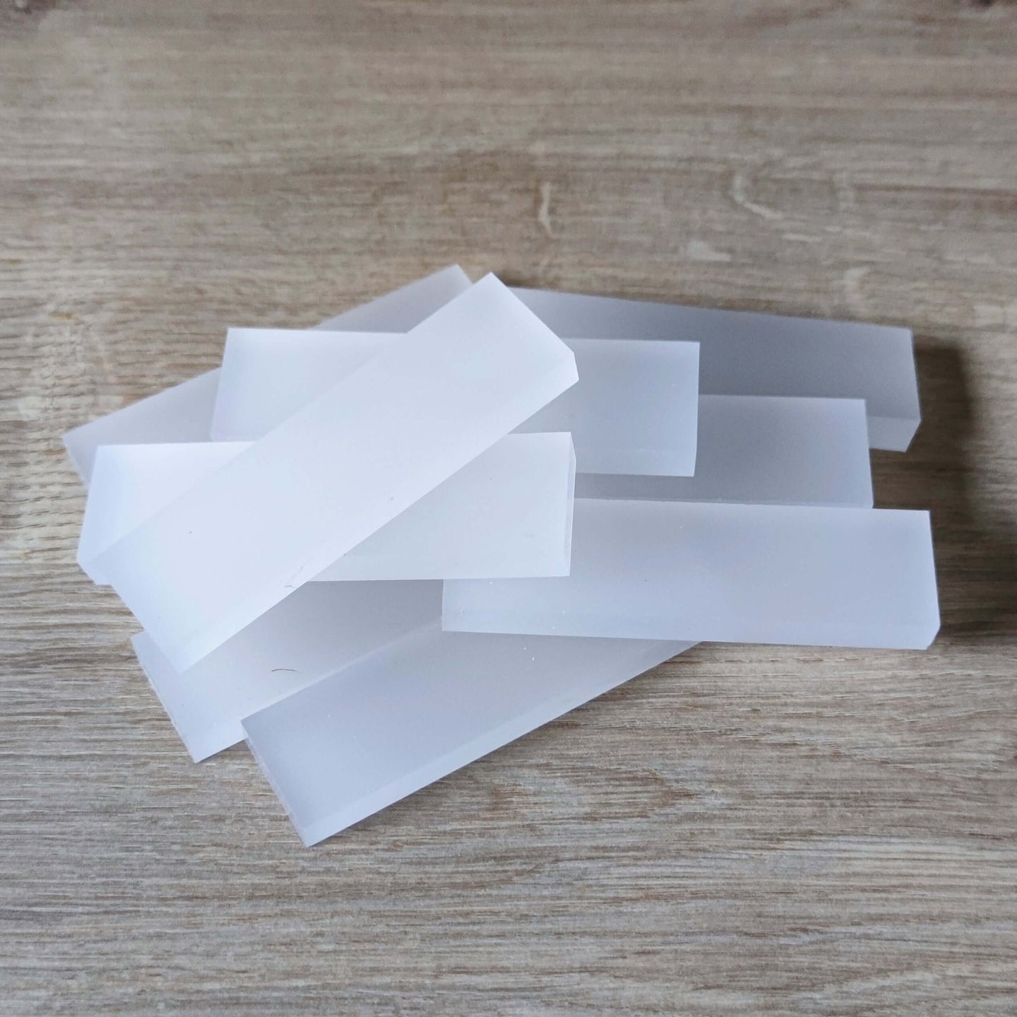 Easy-Sticks Acryl satiniert 12cm Länge, 10 Stück - perfekt für Easy-Sticks 3.0
