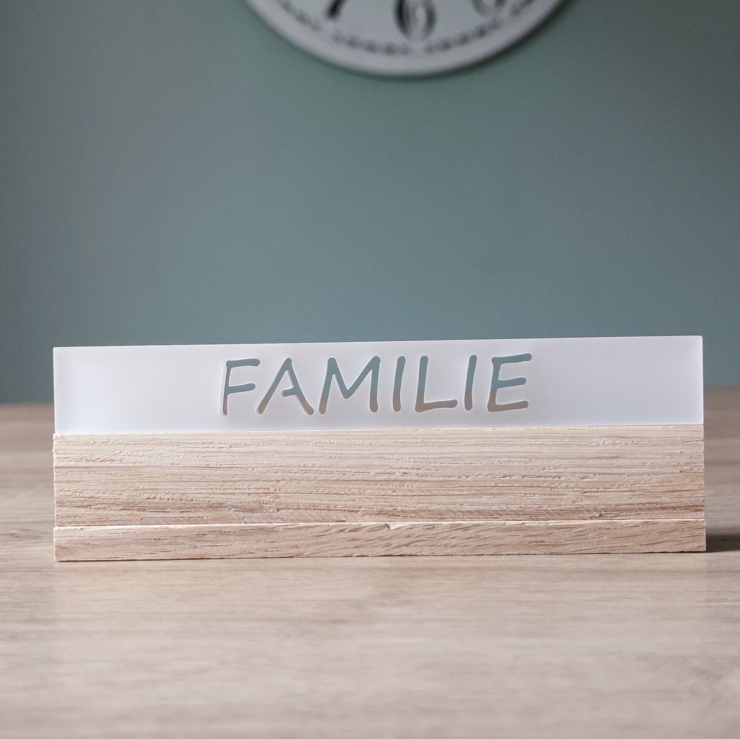 Acryl Easy-Sticks Familie - Satiniert 16 x 2,2 x 0,8 cm für ein Stilvolles Zuhause