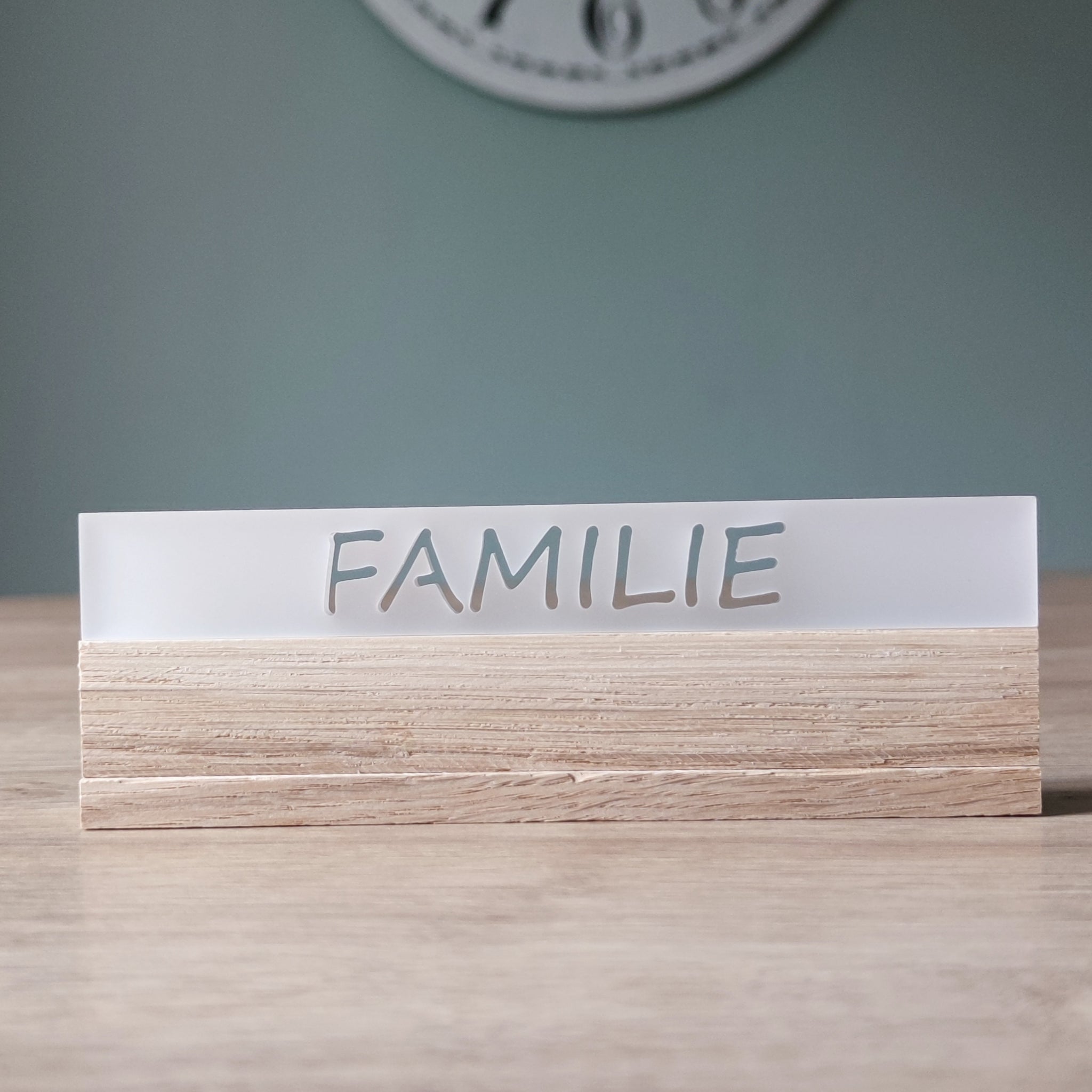 Acryl Easy-Sticks Familie - Satiniert 16 x 2,2 x 0,8 cm für ein Stilvolles Zuhause