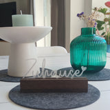 Zuhause Schriftzug Aus Acryl – Stilvolle Geschenkidee Zuhause Für Kartenhalter