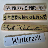 Plotterdateien Weihnachten - 4 Winterliche Designs: Sternenglanz, Frohe Weihnachten, Merry X-Mas