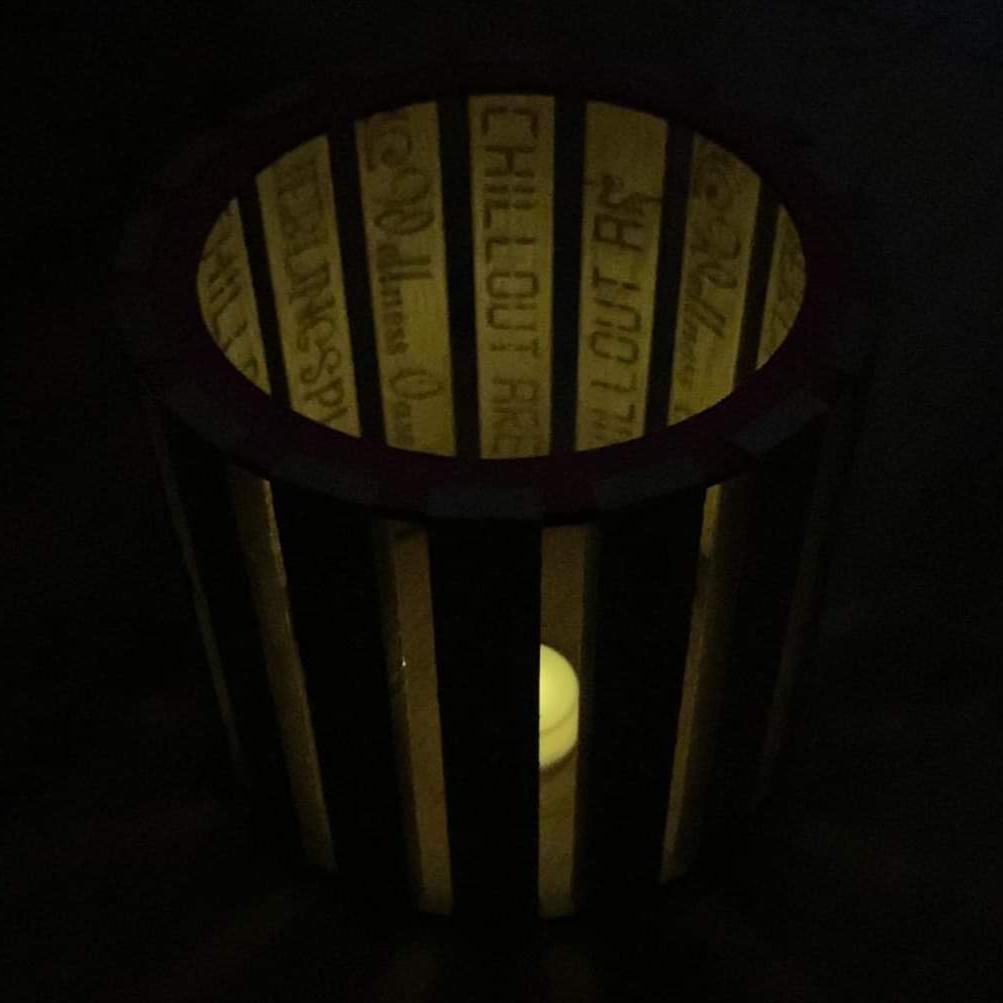 windlicht basteln Plotter Laser per Hand basteln mit kloetzchen Hölzchen Easy-Sticks