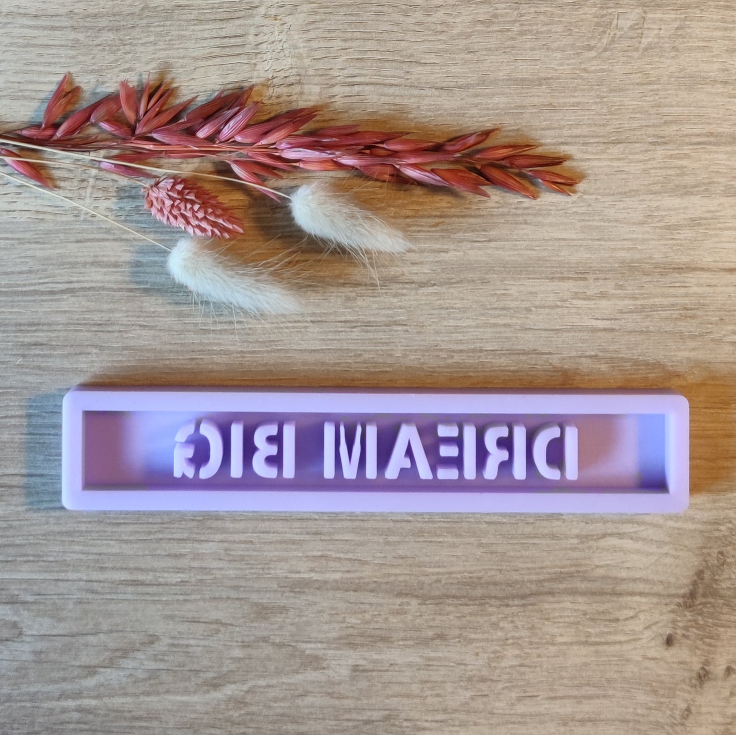 DREAM BIG Silikonform 16 Cm Für DIY Geschenke Selbstgemacht – Robust & Einfach Entformbar
