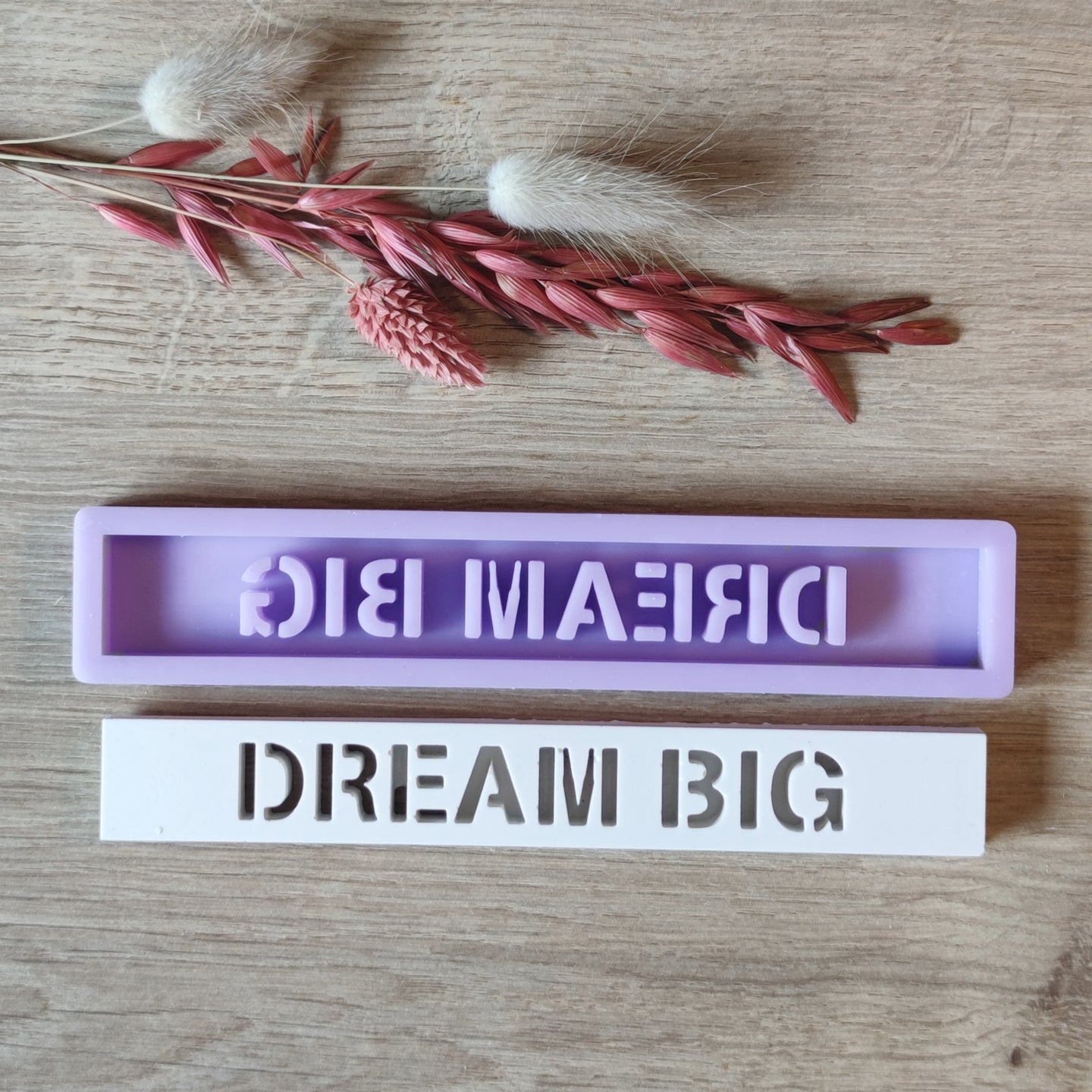DREAM BIG Silikonform 16 Cm Für DIY Geschenke Selbstgemacht – Robust & Einfach Entformbar