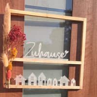 Zuhause Schriftzug Aus Acryl – Stilvolle Geschenkidee Zuhause Für Kartenhalter