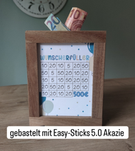 Lade das Bild in den Galerie-Viewer, basteln mit akazienholz easysticks Bastelholz klötzchen basteln und dekorieren Akazie
