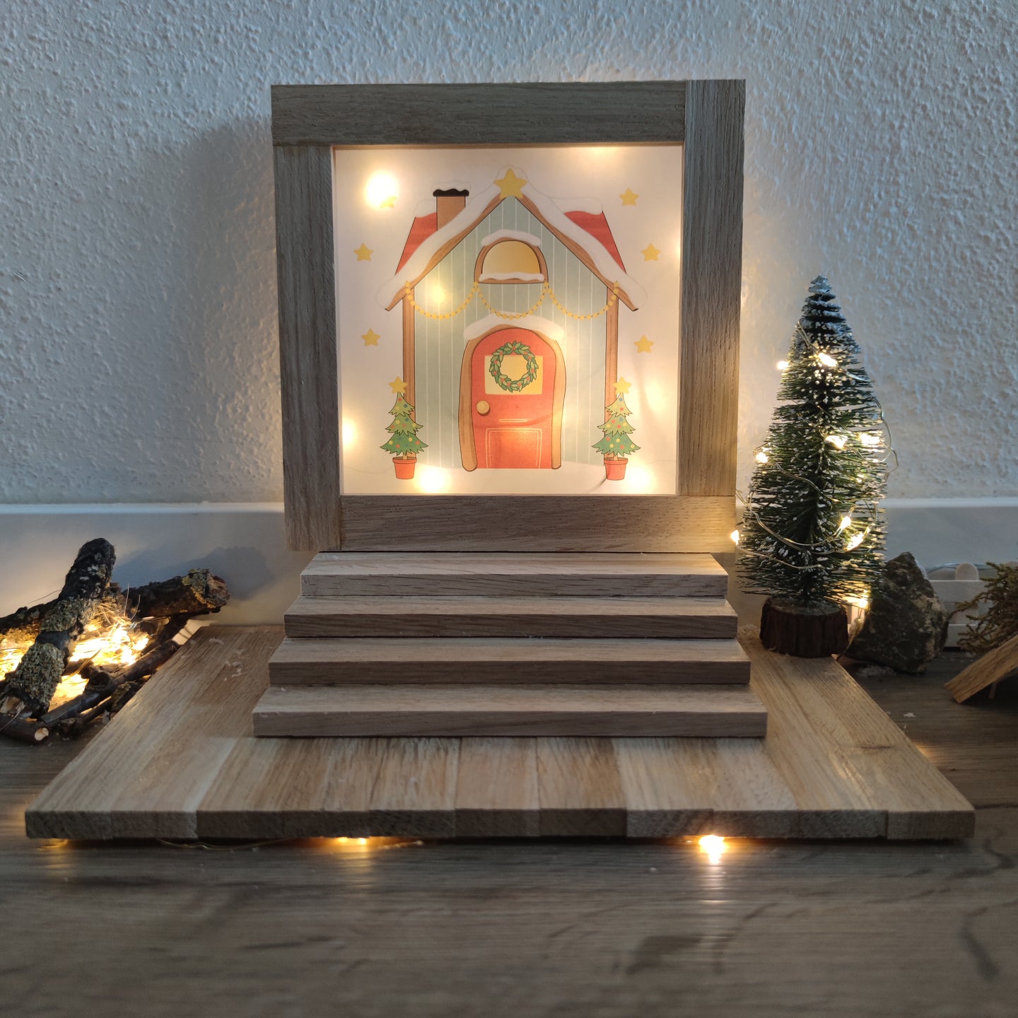 Wichtelhaus DIY selbst gebaut Verschiedenen Designs
