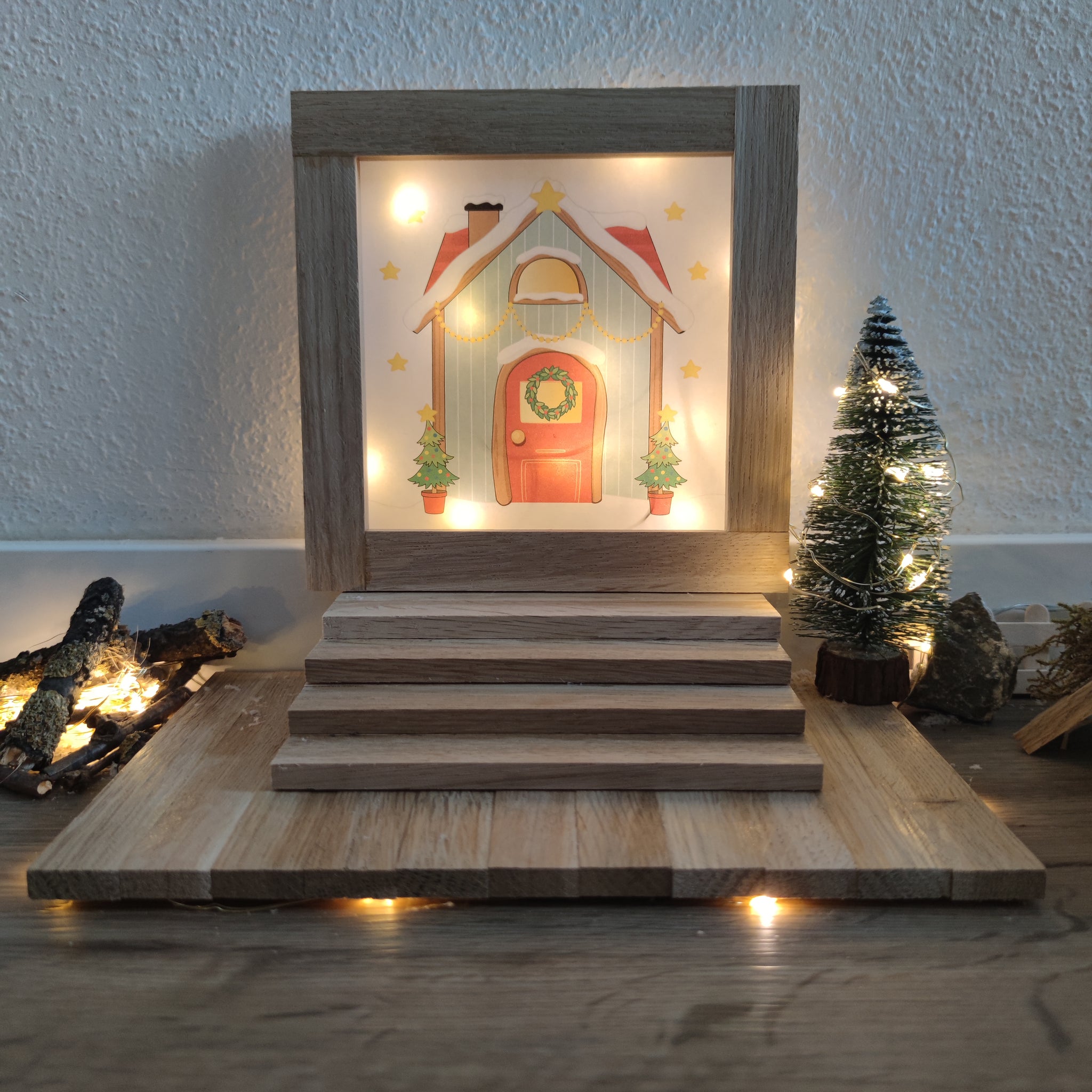 Wichtelhaus DIY selbst gebaut Verschiedenen Designs