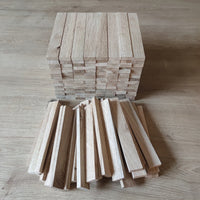 Vielfältige Einsatzmöglichkeiten der Easy-Sticks Shine von Easy-Sticks, Eichenholzstäbe in 16 cm, ausgelegt auf kreative Bastelideen und Modellbau.