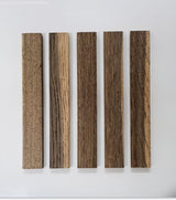 Easy-Sticks Brown Mix - Eiche 16cm lang Klötzchen dunkel hell Holz Hölzchen Bastelholz Bastelklötzchen