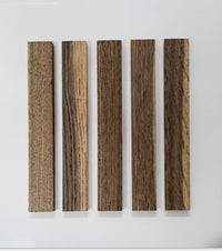 Easy-Sticks Brown Mix - Eiche 16cm lang Klötzchen dunkel hell Holz Hölzchen Bastelholz Bastelklötzchen