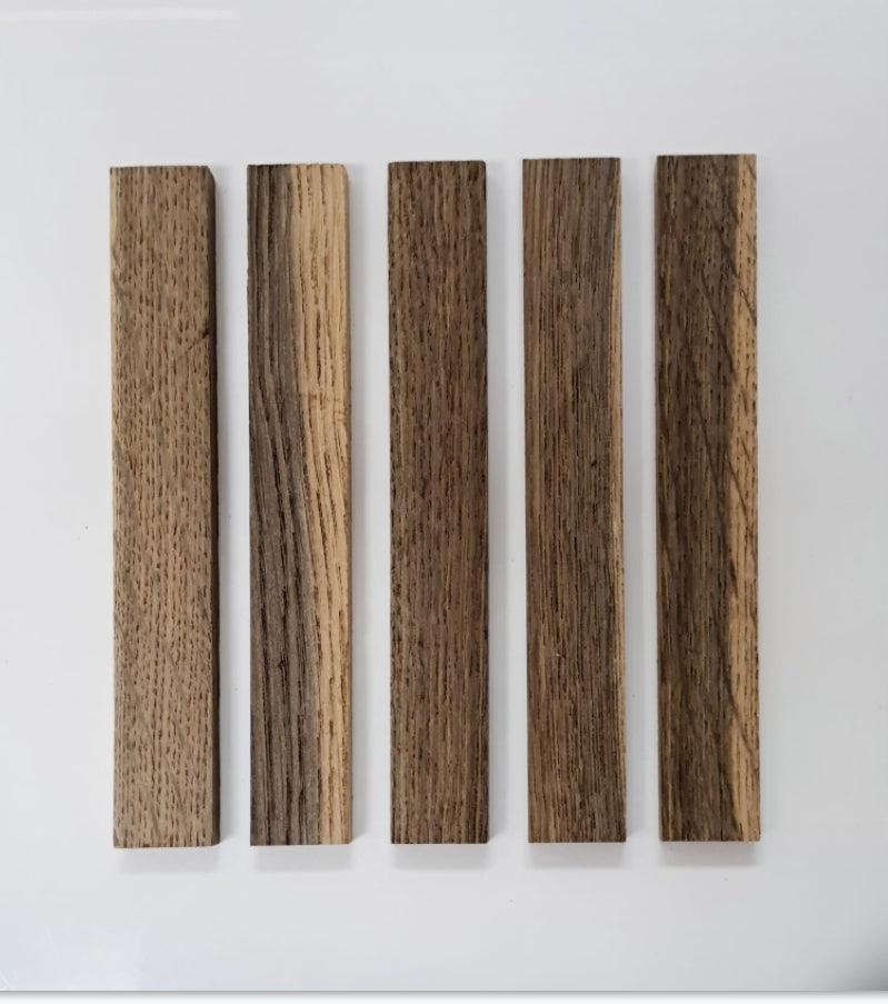 Easy-Sticks Brown Mix - Eiche 16cm lang Klötzchen dunkel hell Holz Hölzchen Bastelholz Bastelklötzchen