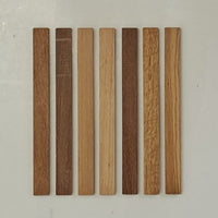 Ein elegantes Set von Easy-Sticks Long Cumaru Holz in verschiedenen Holzfarbtönen, ideal zum Basteln, angeboten von Easy-Sticks.