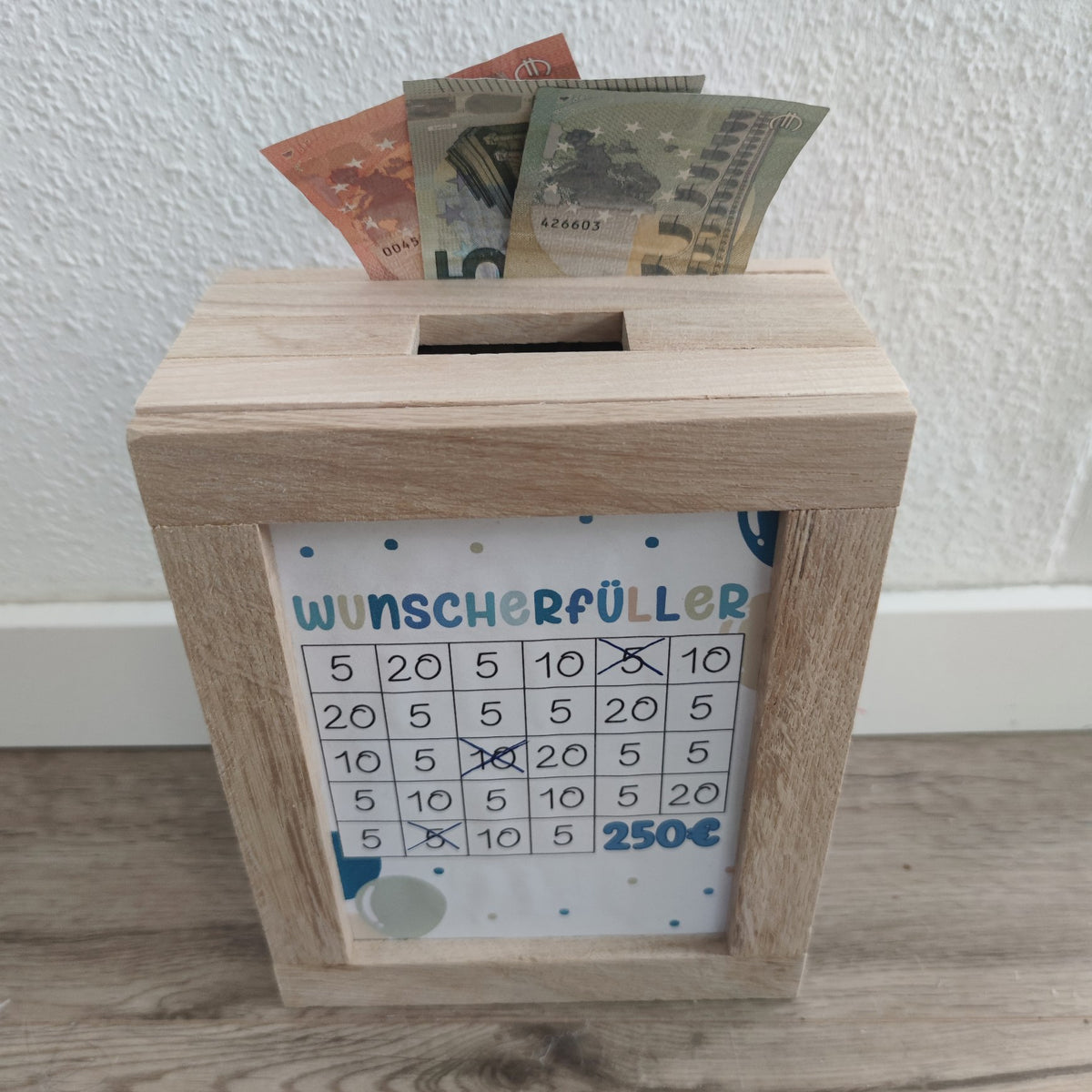 Wunscherfüller Sparbox PDF für Mädchen