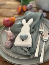 Silikonform Hase Servietten Tischdeko Osterhase DIY Keraflott