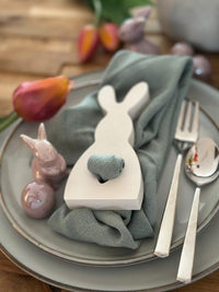 Silikonform Hase Servietten Tischdeko Osterhase DIY Keraflott