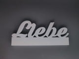 Silikon Gießform von Easy-Sticks mit der Aufschrift 'Liebe', ideal für DIY-Projekte und individuelle Dekorationen. Perfekt für kreative Geschenkideen und persönliche Gestaltung.