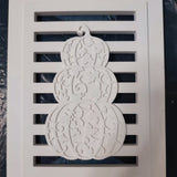 Silikonform - Kürbis Laterne Seitenteil