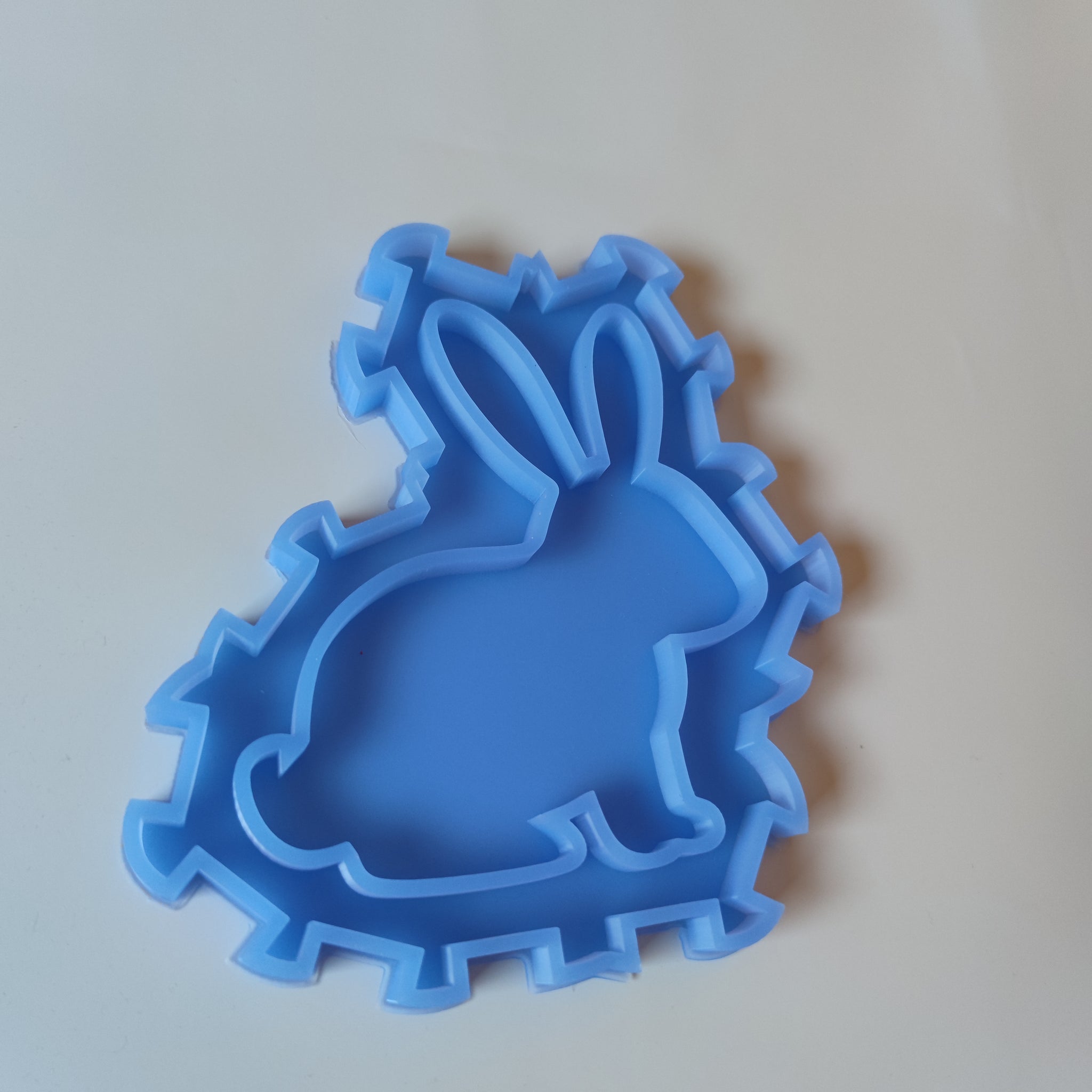 Silikonform – 2 in 1 kleiner Hase Rahmen