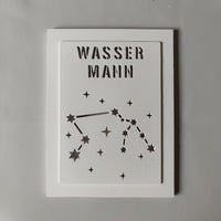 Silikonform - Wassermann Laternen Seitenteil