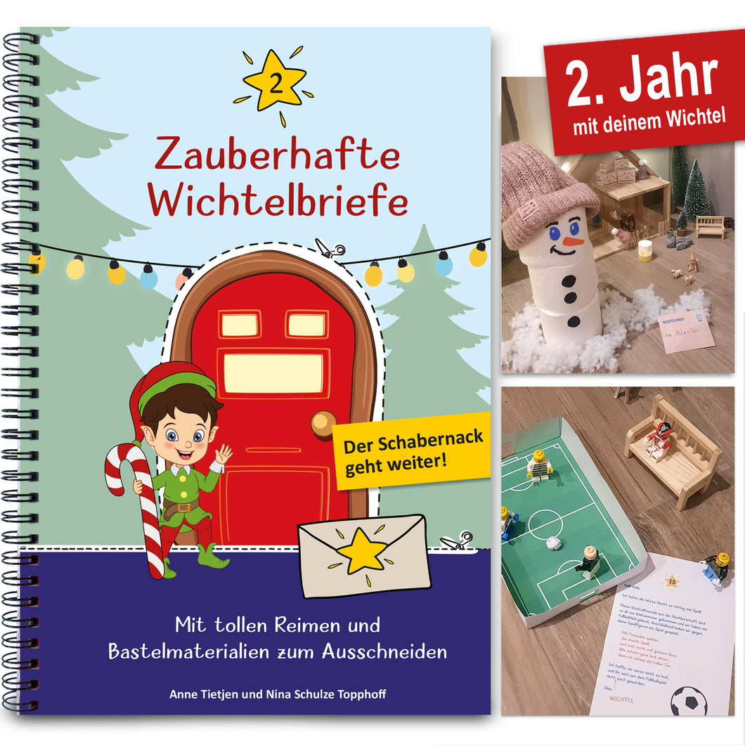 Wichtelbriefe Mit Zubehör – 27 Abenteuer-Briefe für ein magisches 2. Wichteljahr zu Weihnachten