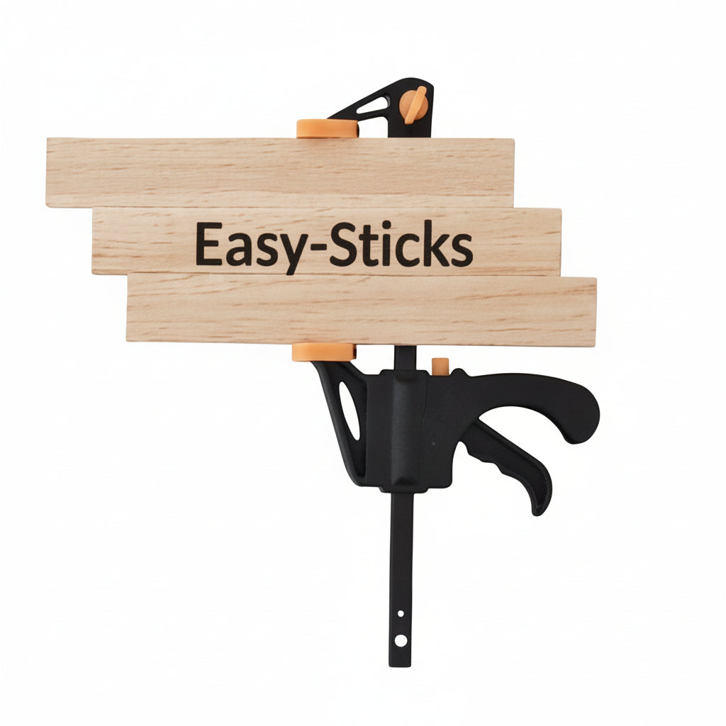 2er Set Einhandzwinge für Klötzchen DIY Holz arbeiten