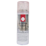 Rayher Glitterspray Fein in einer praktischen Spraydose, ideal für kreative Bastelprojekte in Gold oder Silber von Easy-Sticks.