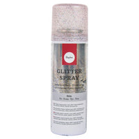 Rayher Glitterspray Fein in einer praktischen Spraydose, ideal für kreative Bastelprojekte in Gold oder Silber von Easy-Sticks.