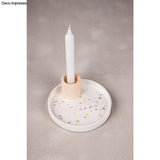 Rayher Silikon Gießform Untersetzer Rund ø 17cm x H 2,1cm von easy-sticks - Stilvolle Verwendung als Kerzenhalter mit dekorativem Untersetzer.