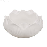 Silikonform - Schale Lotusblüte von Easy-Sticks, elegante und kreative Schale in Form einer Lotusblüte, ideal zum Ausgießen mit Kreativ-Beton.