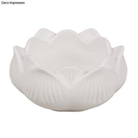 Silikonform - Schale Lotusblüte von Easy-Sticks, elegante und kreative Schale in Form einer Lotusblüte, ideal zum Ausgießen mit Kreativ-Beton.
