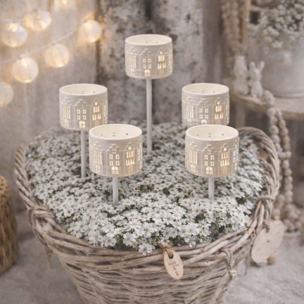 3D-Druckdatei – 2 in 1 Grachten Teelicht Laterne & Gartenlicht  (STL + 3MF)