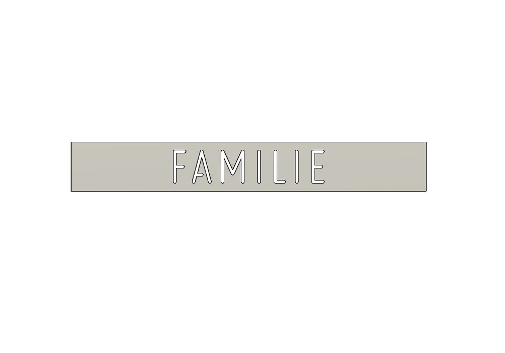 3D-Druckdatei – Easy-Stick mit Familie (STL + 3MF)
