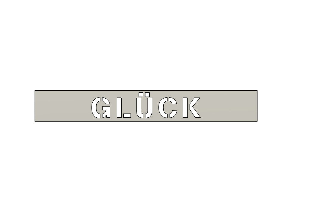 3D-Druckdatei – Easy-Stick mit Glück (STL + 3MF)