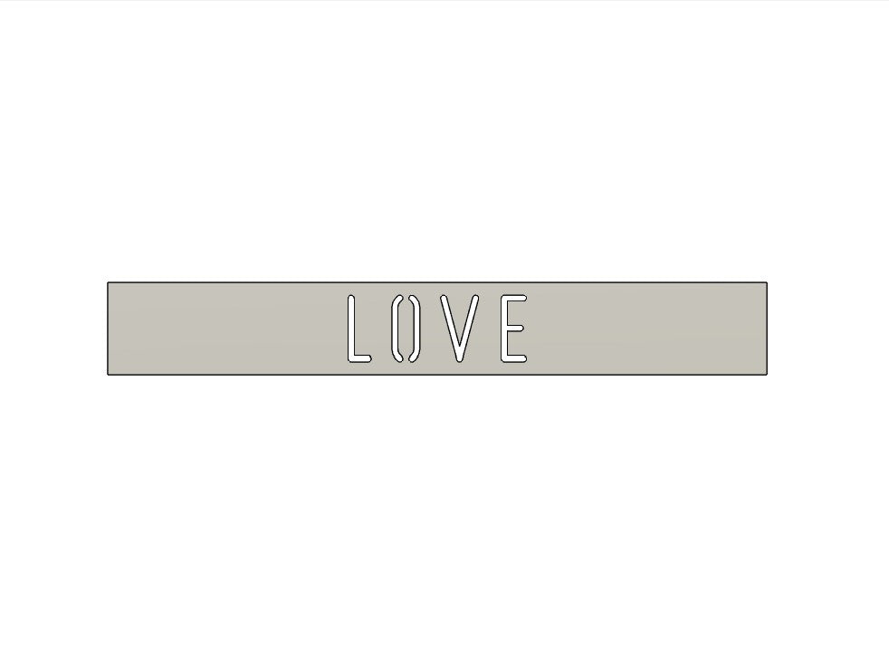 3D-Druckdatei – Easy-Stick mit Love (STL + 3MF)