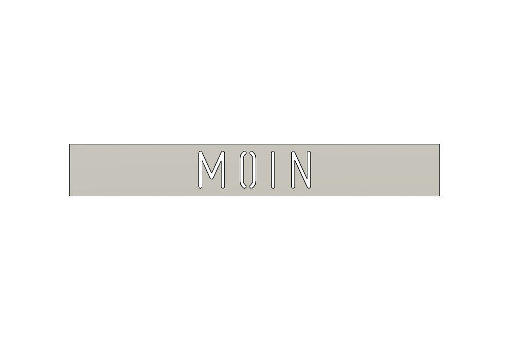 3D-Druckdatei – Easy-Stick mit Moin (STL + 3MF)