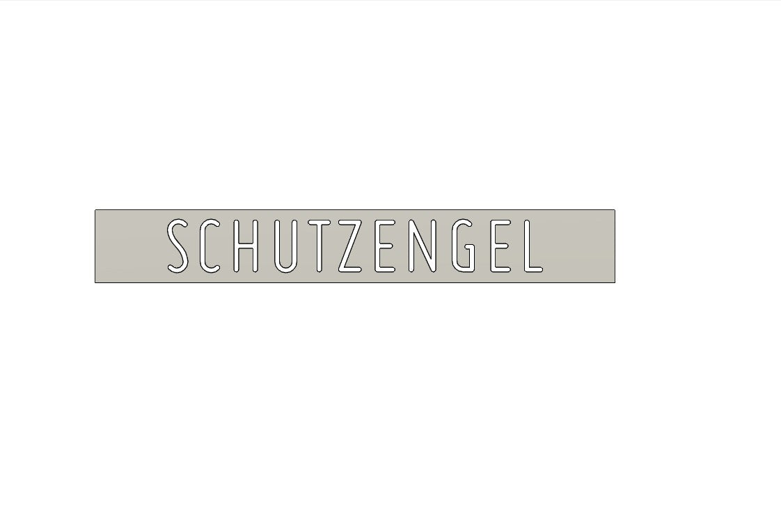 3D-Druckdatei – Easy-Stick mit Schutzengel (STL + 3MF)