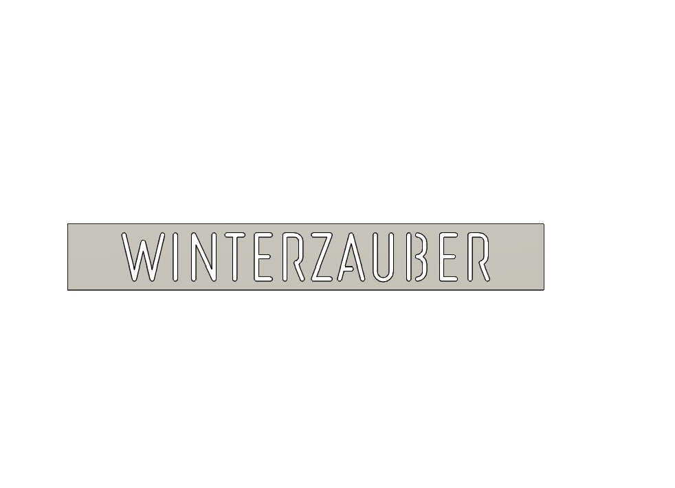 3D-Druckdatei – Easy-Stick mit Winterzauber (STL + 3MF)