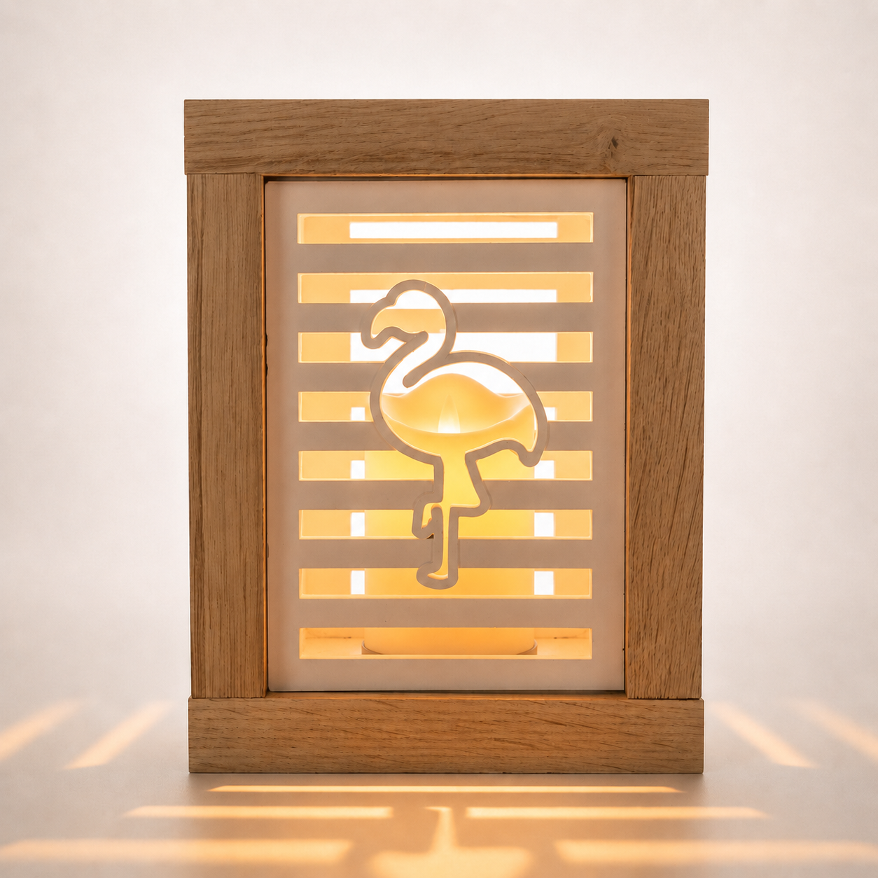 3D-Druckdatei – Flamingo Laterne Seitenteil (STL u. 3MF)