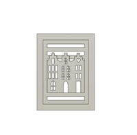 3D-Druckdatei – Grachten Häuser Laterne&nbsp;Seitenteil (STL + 3MF)