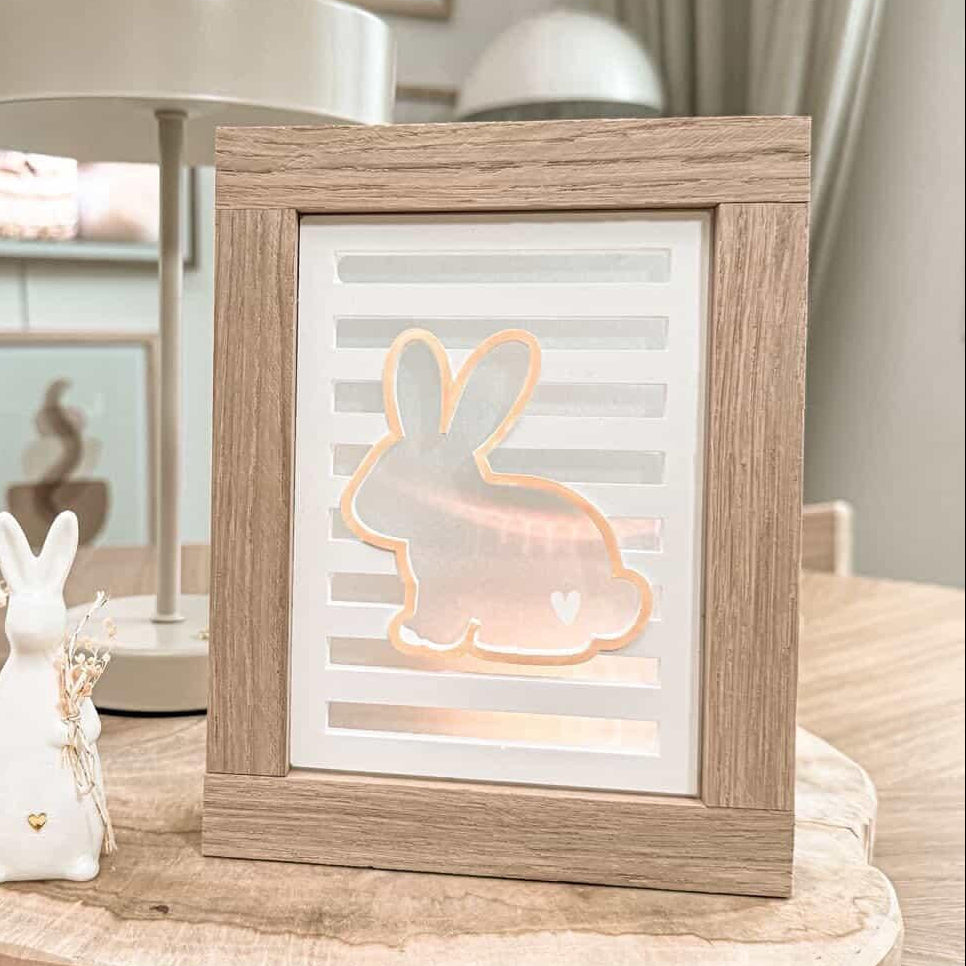 3D-Druckdatei – Hase Laterne Seitenteil (STL u. 3MF)