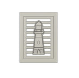 3D-Druckdatei – Leuchtturm Laterne Seitenteil (STL + 3MF)