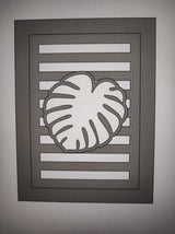 3D-Druckdatei – Monstera Pflanzen Blatt Laterne Seitenteil (STL u. 3MF)