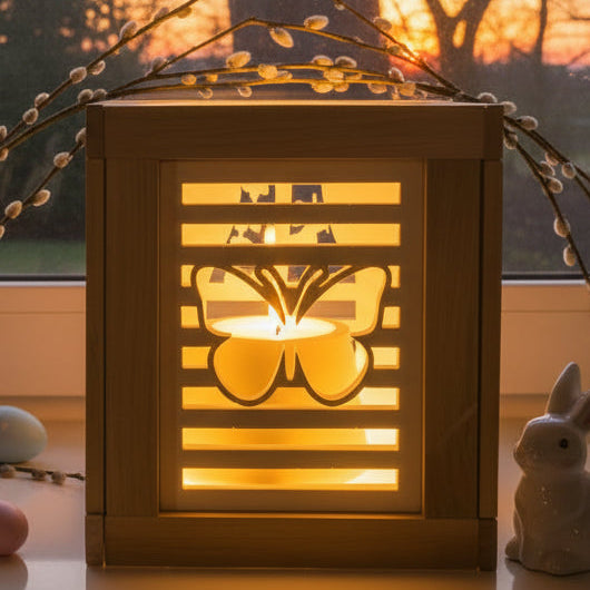 3D-Druckdatei – Schmetterling Laterne Seitenteil (STL u. 3MF)