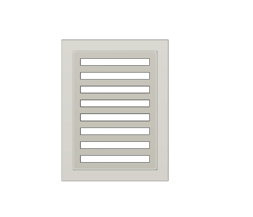 3D-Druckdatei – Streifen Laterne Seitenteil (STL + 3MF)