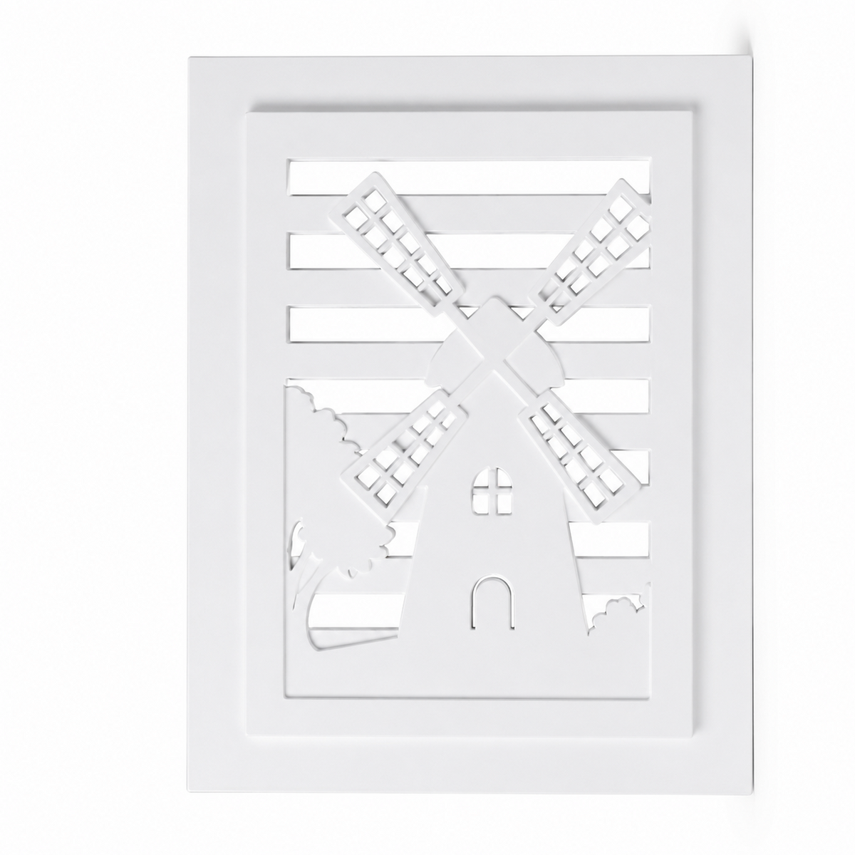 3D-Druckdatei – Windmühle Laterne Seitenteil (STL u. 3MF)