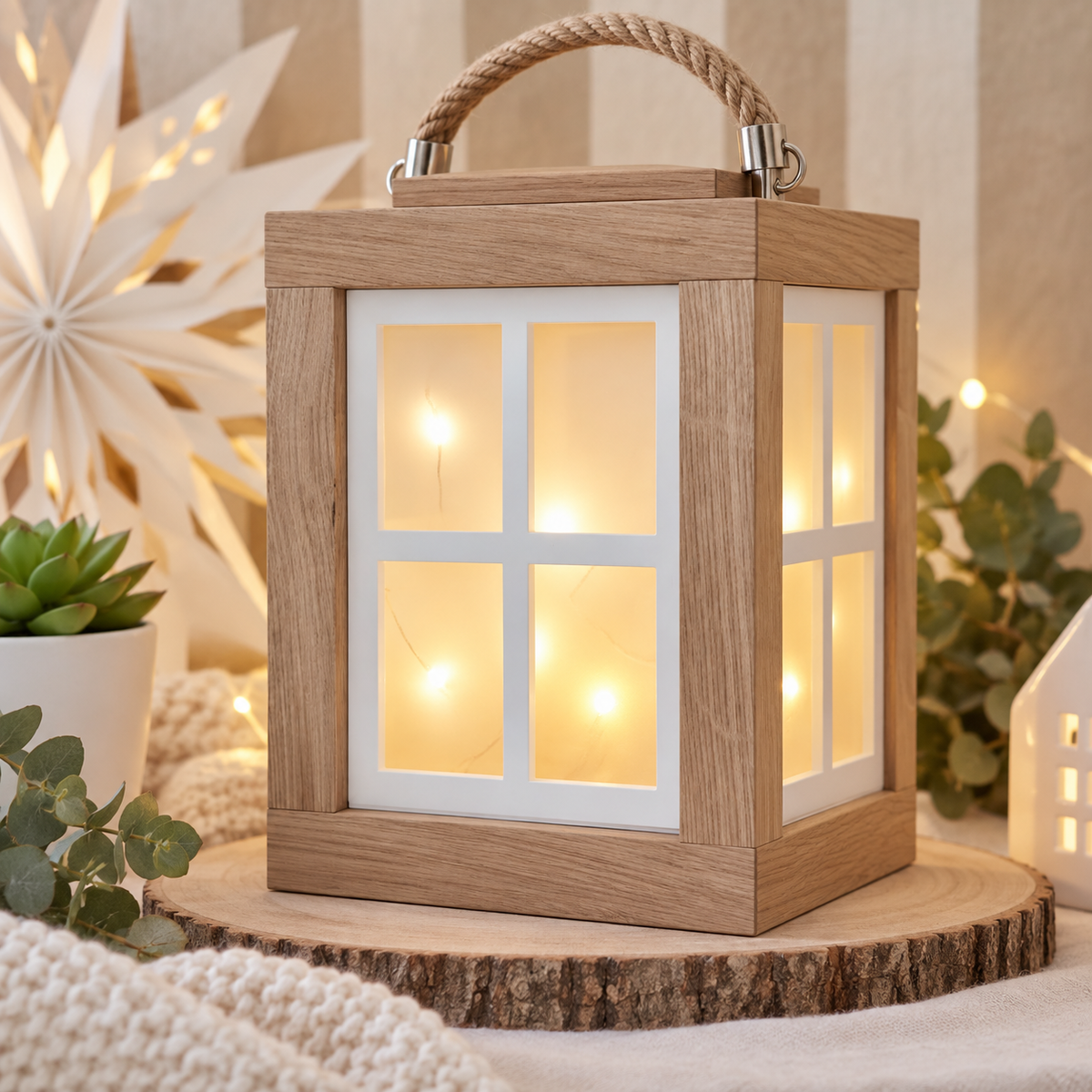 3D-Druckdatei – Fenster Gnome, Wichtel Laterne Seitenteil (STL + 3MF)